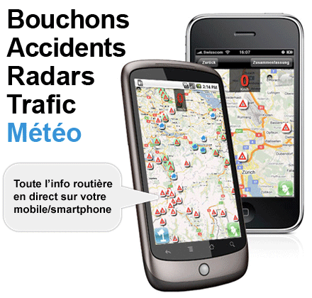 Toute l'info routiere en direct, Alle Verkehrsinfos direkt, Tutta l'info strada diretto